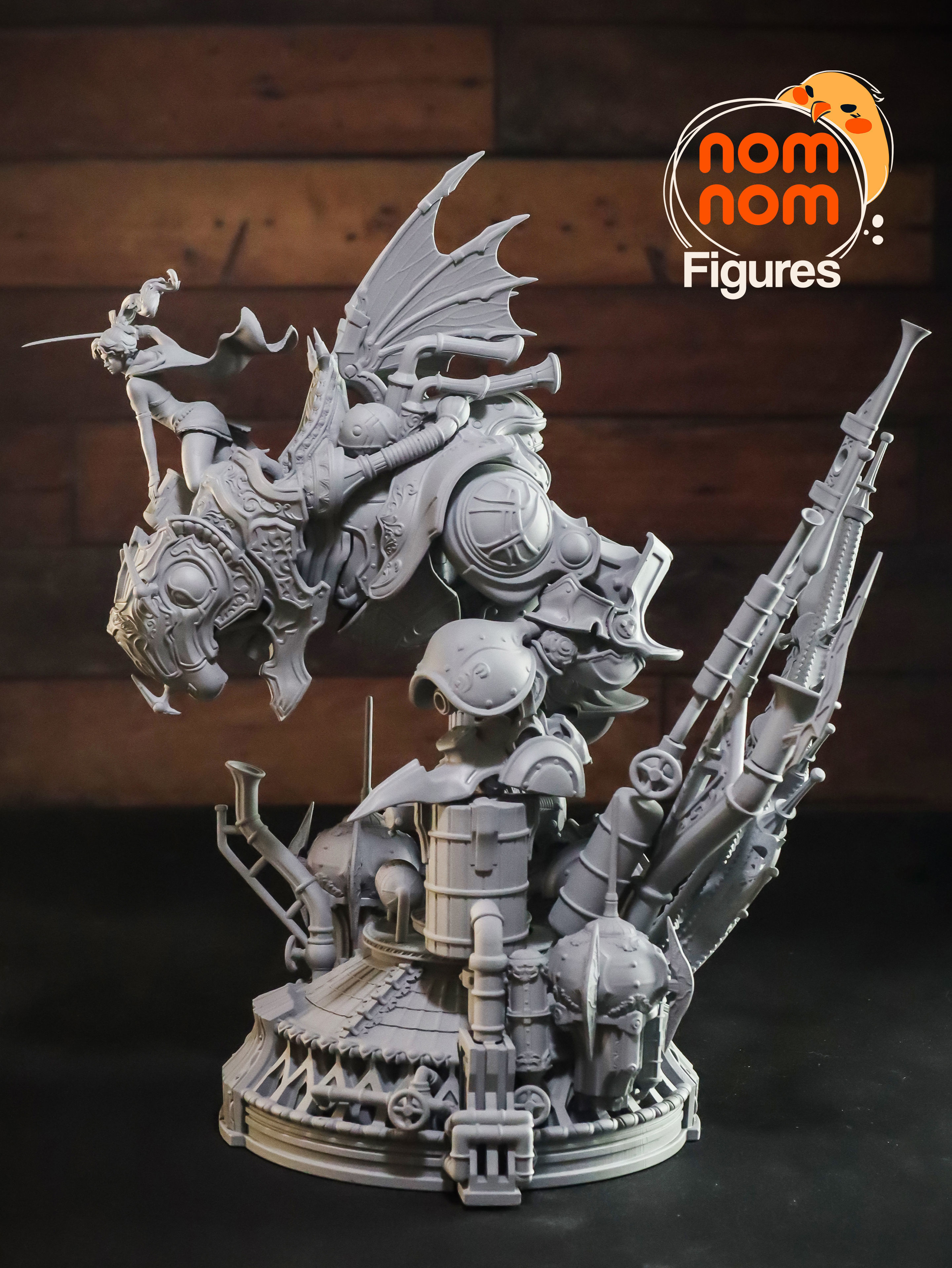 Terra with Magitek from Final Fantasy 3D print model_15