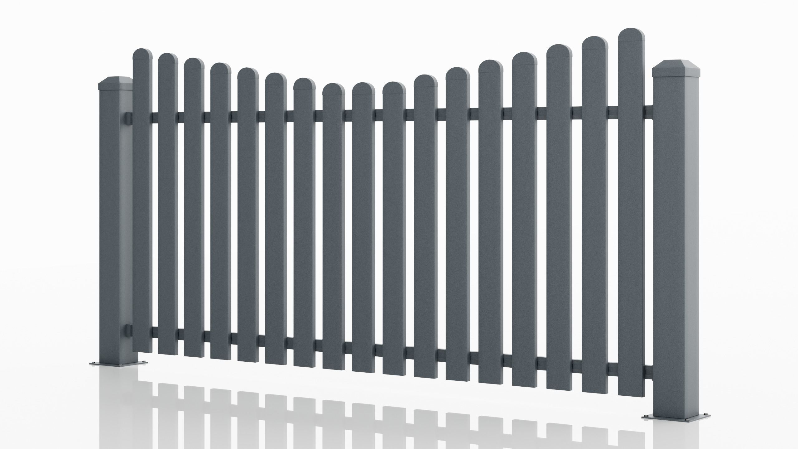 Aluminum Fence Panel -Model 3 - 3D model_3