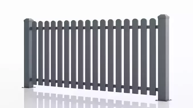 Aluminum Fence Panel -Model 3 - 3D model