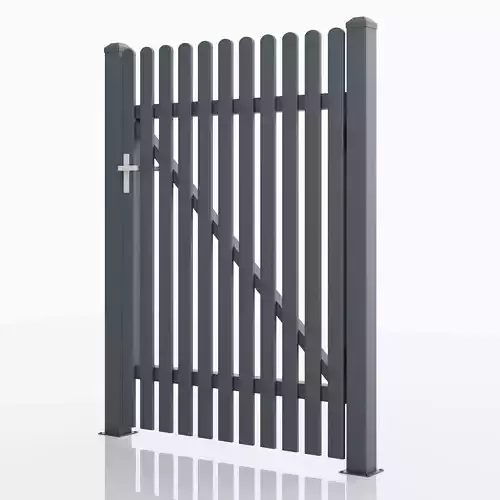 Aluminum Walkway Gate - Model 3 - 3D model