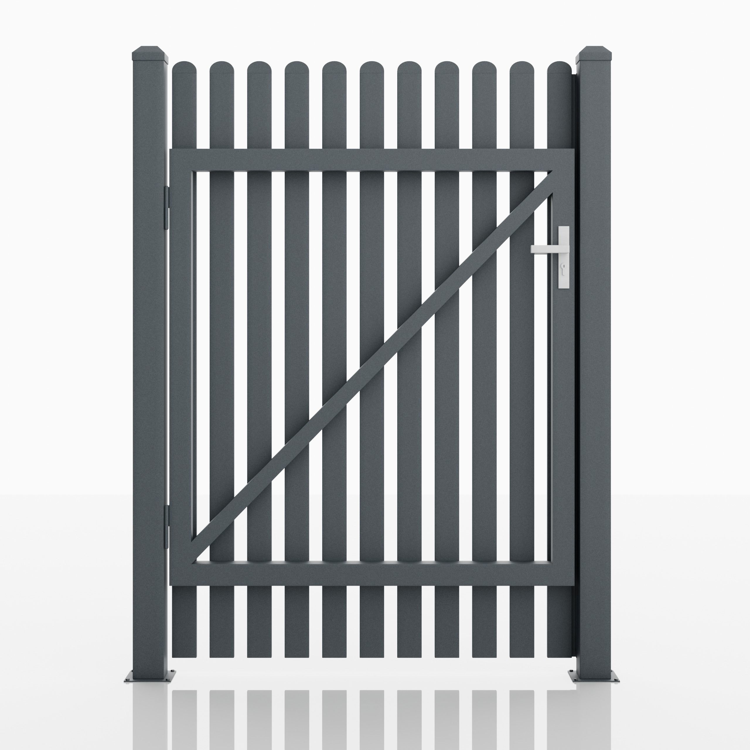 Aluminum Walkway Gate - Model 3 - 3D model_2