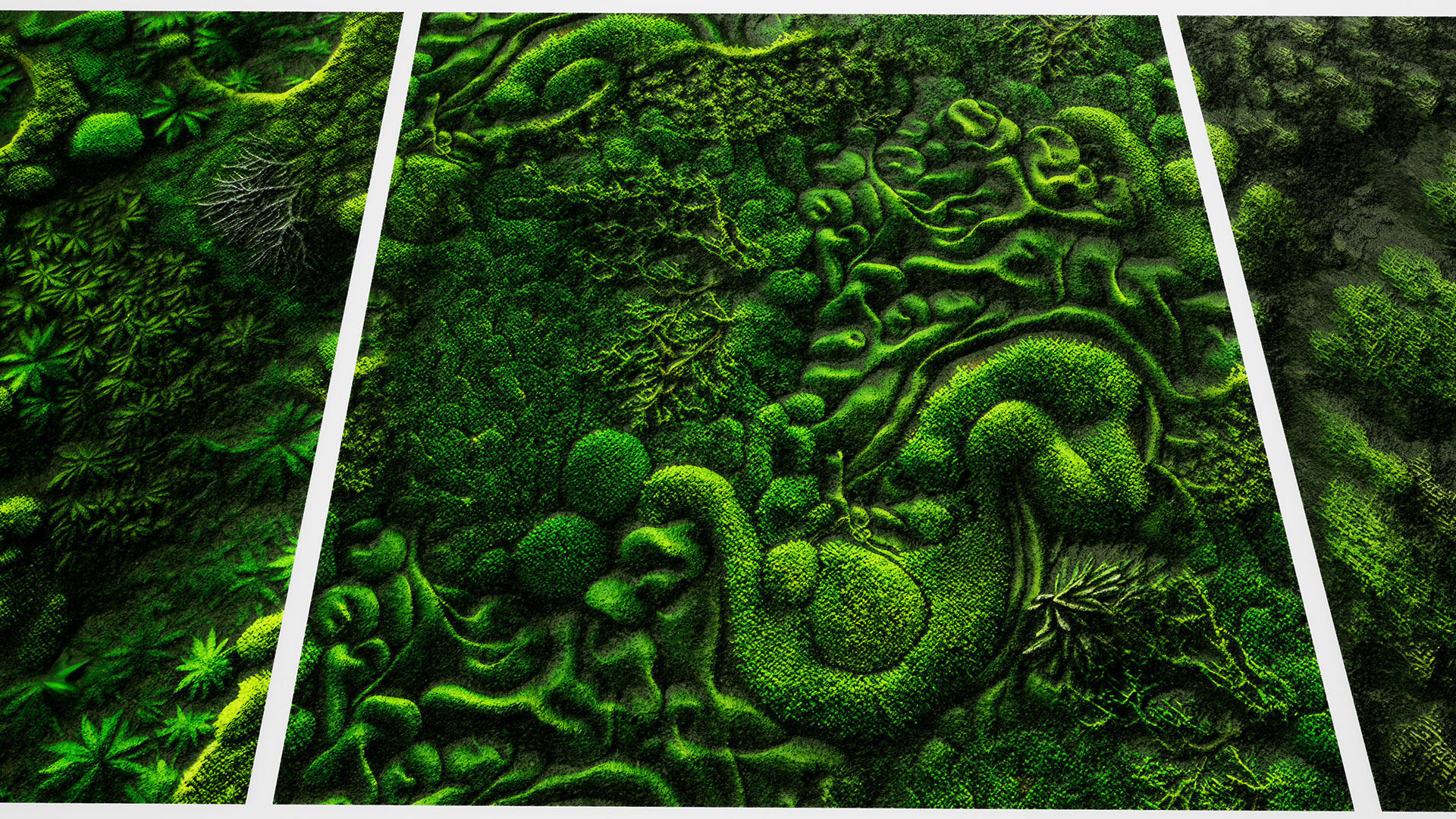 Green Wall Seamless PBR Textures Texture_5