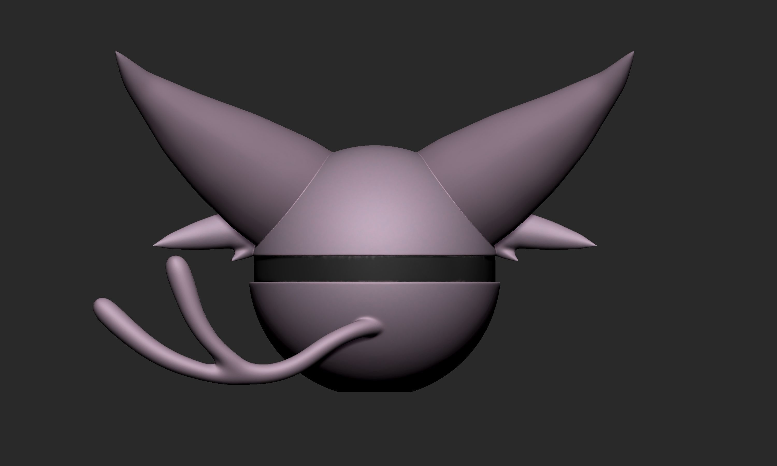 Pokemon Espeon Pokeball  3D print model_5