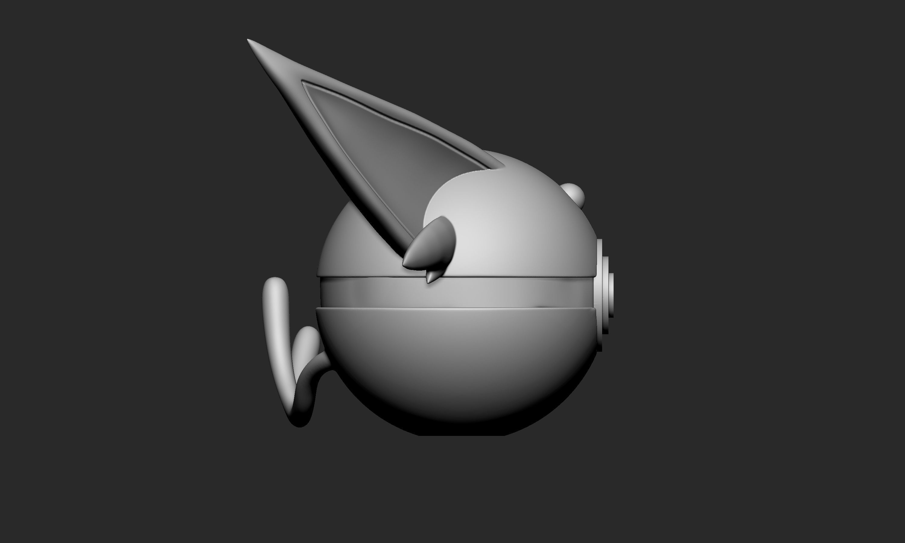 Pokemon Espeon Pokeball  3D print model_7