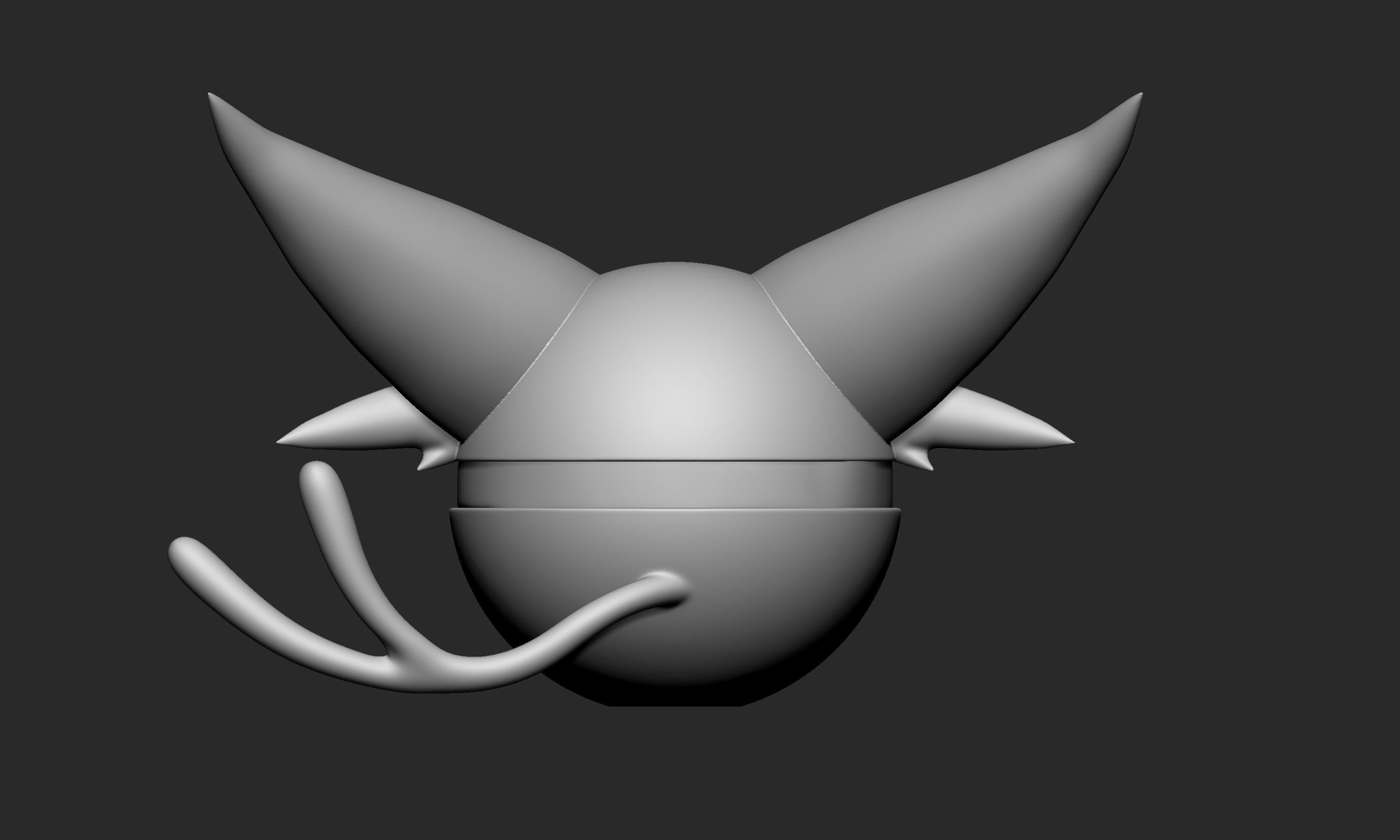 Pokemon Espeon Pokeball  3D print model_6