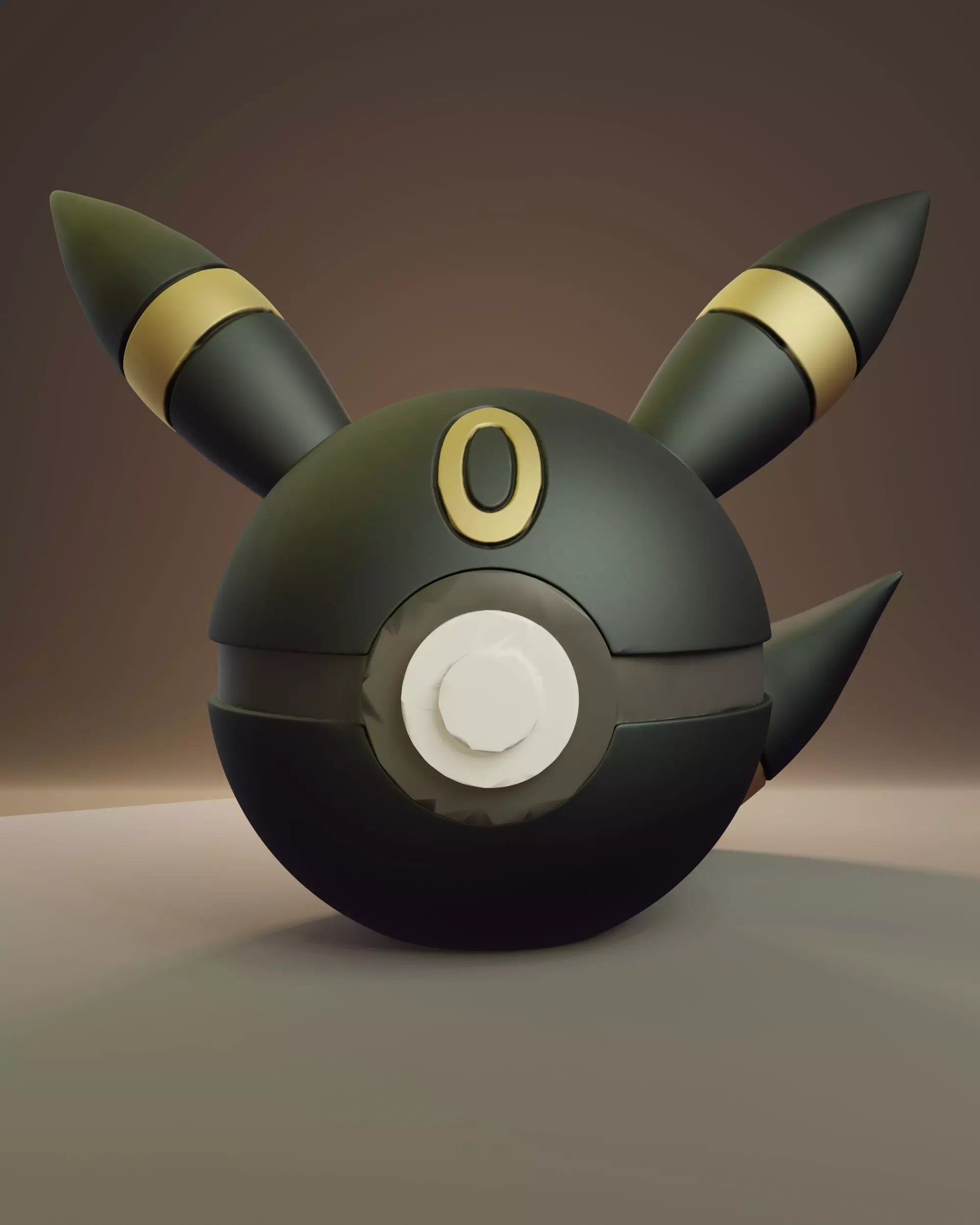 Pokemon Umbreon Pokeball 3D print model