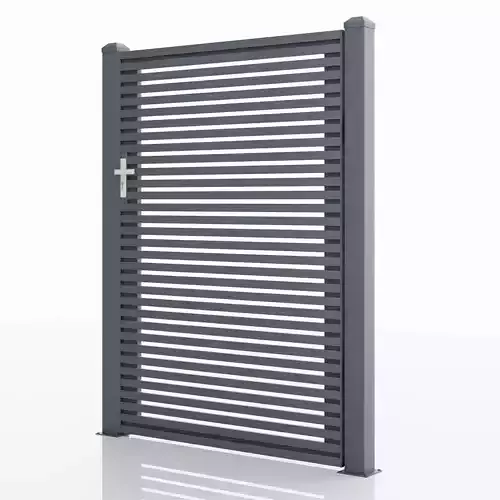 Aluminum Walkway Gate - Model 4 - 3D model