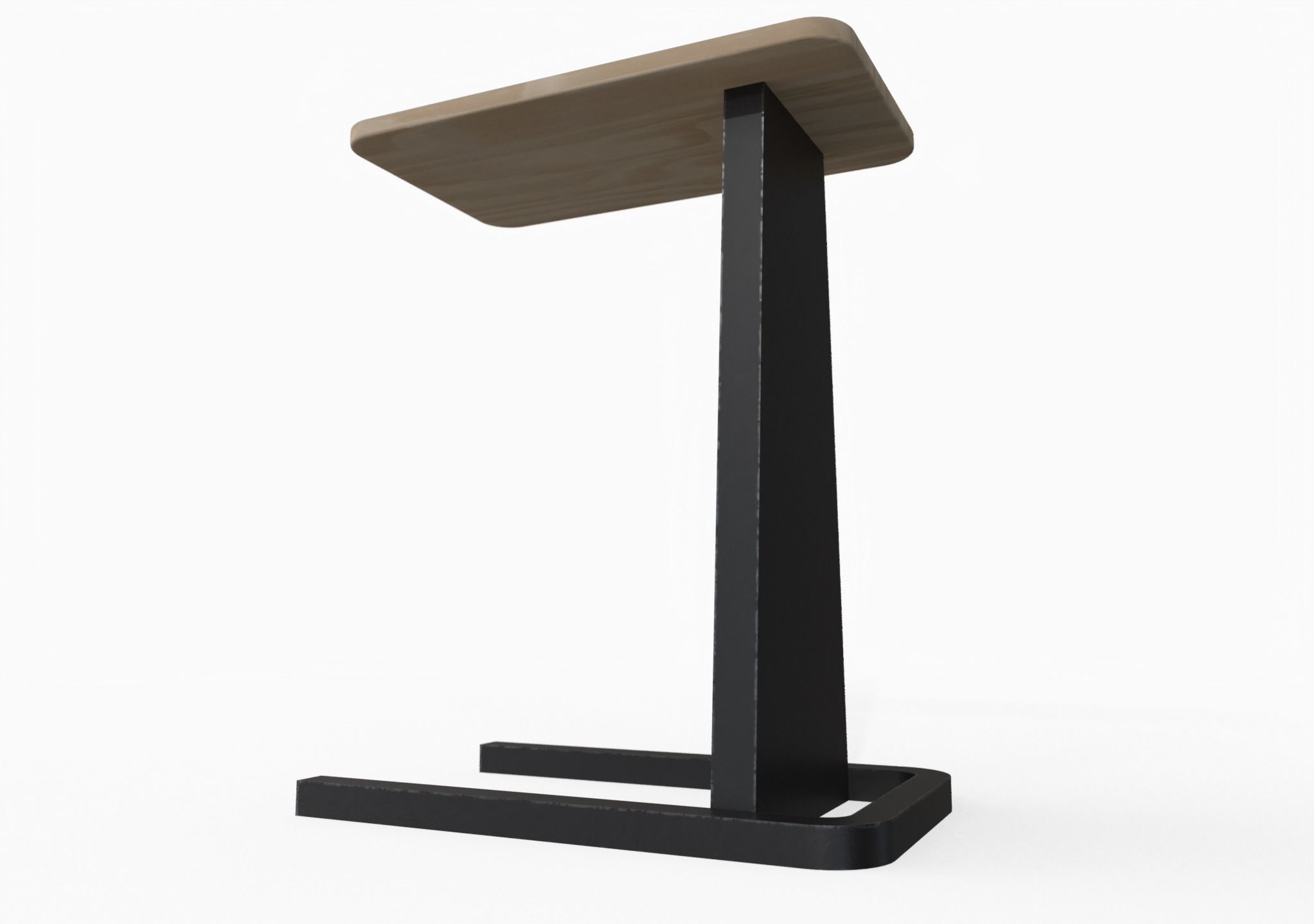 Ward Bed set Low-poly 3D model_14