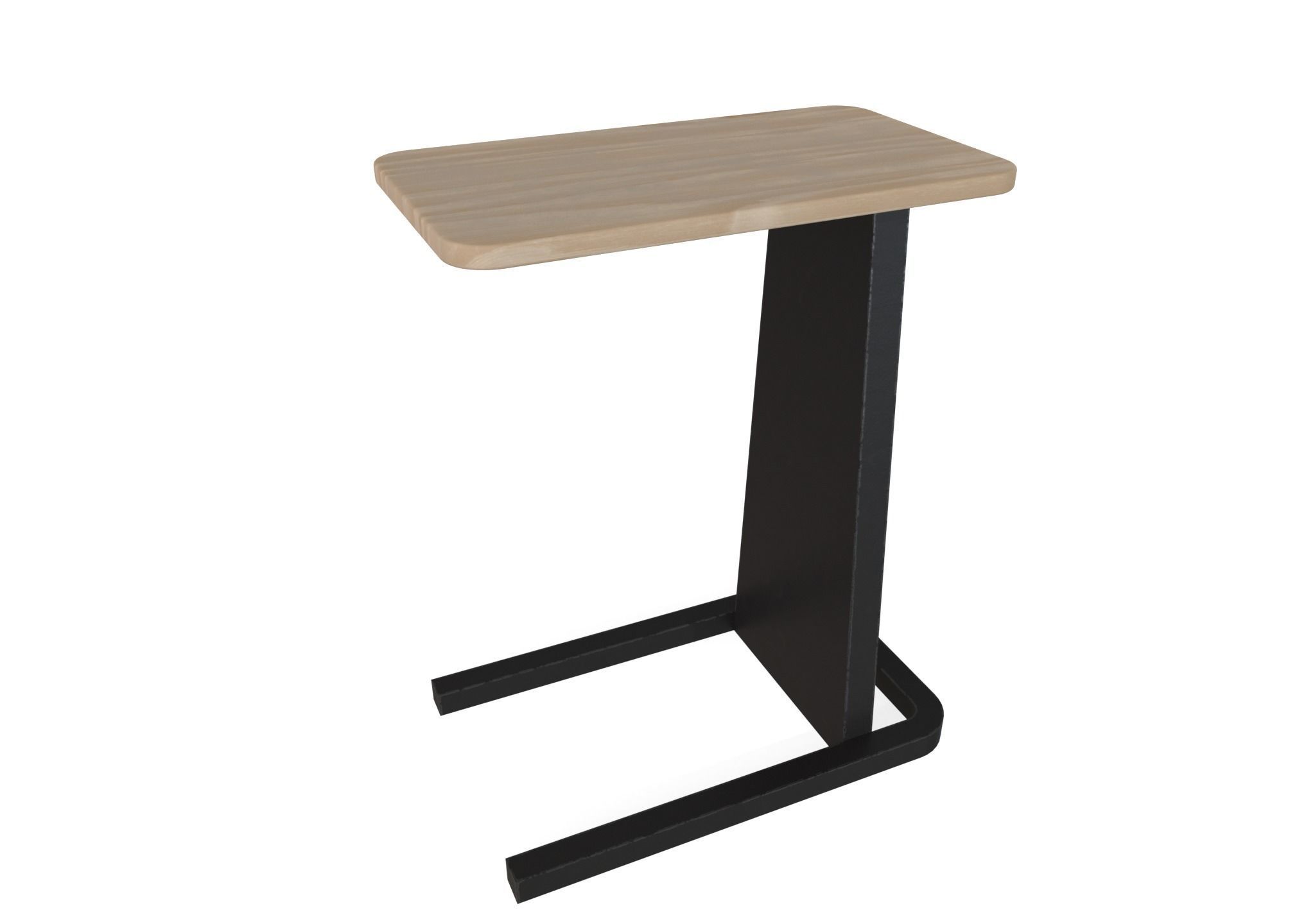 Ward Bed set Low-poly 3D model_13