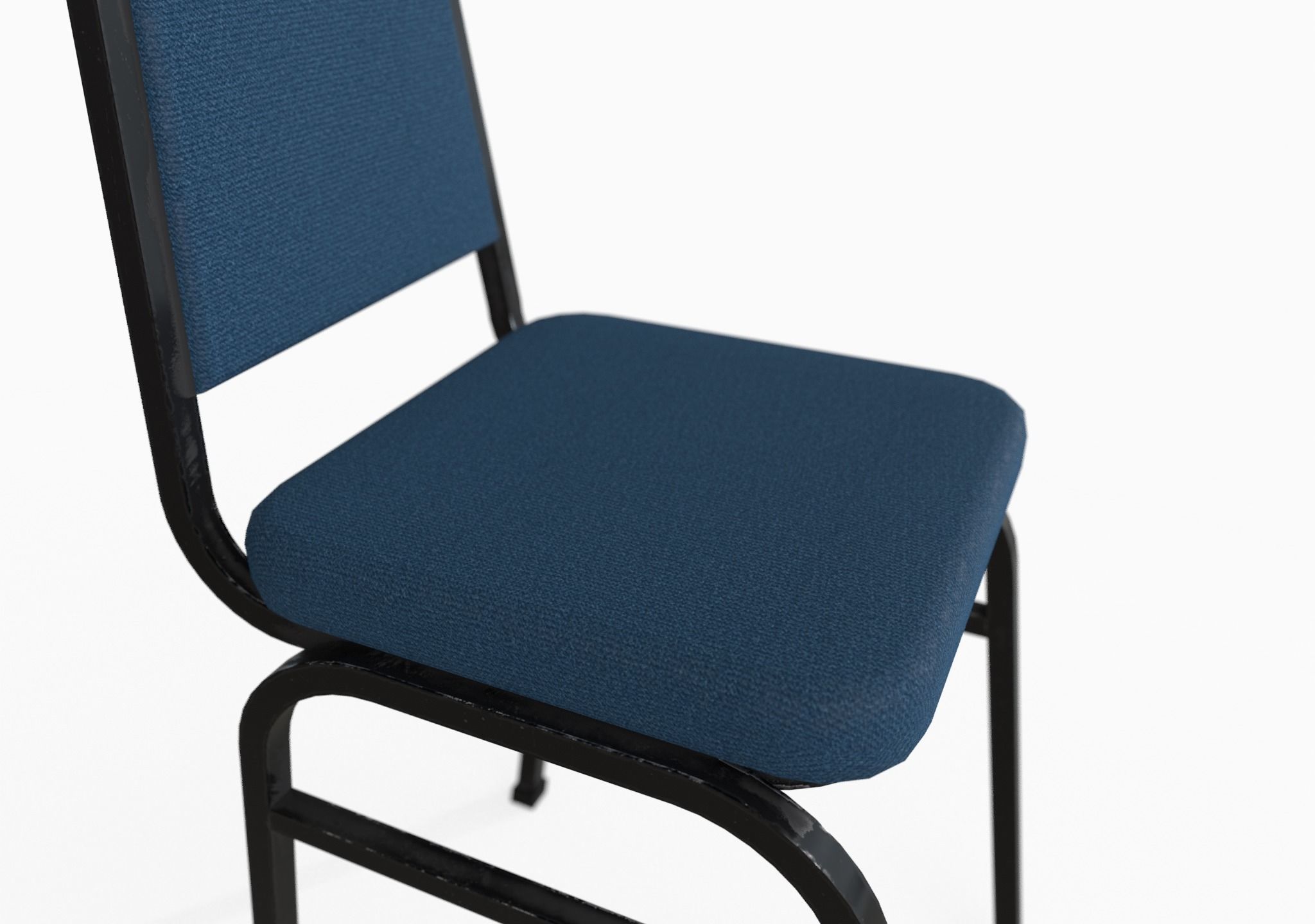 Ward Bed set Low-poly 3D model_11