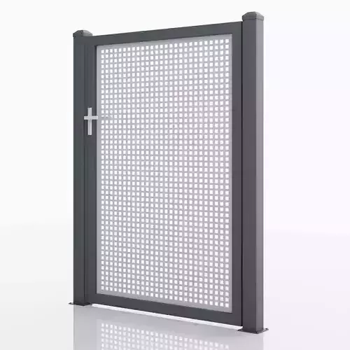 Aluminum Walkway Gate - Model 5 - 3D model