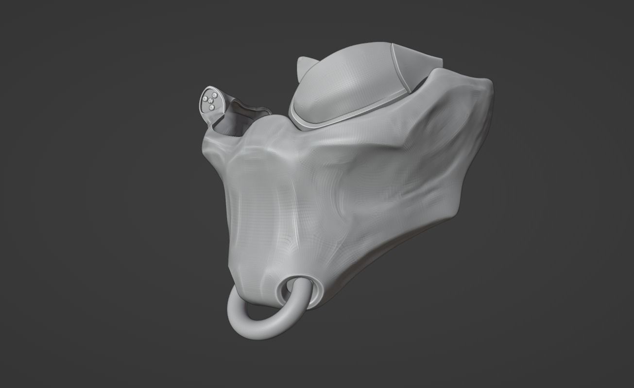 Predator Pirate mask 3D print model_7
