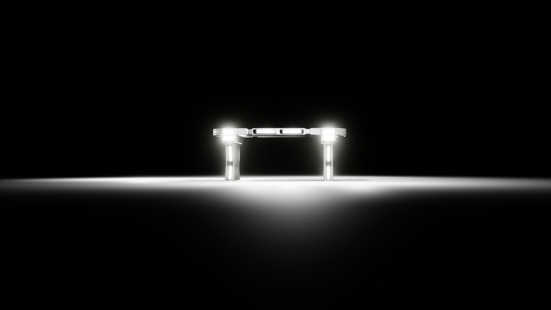 Sci-fi Table Low-poly 3D model_21