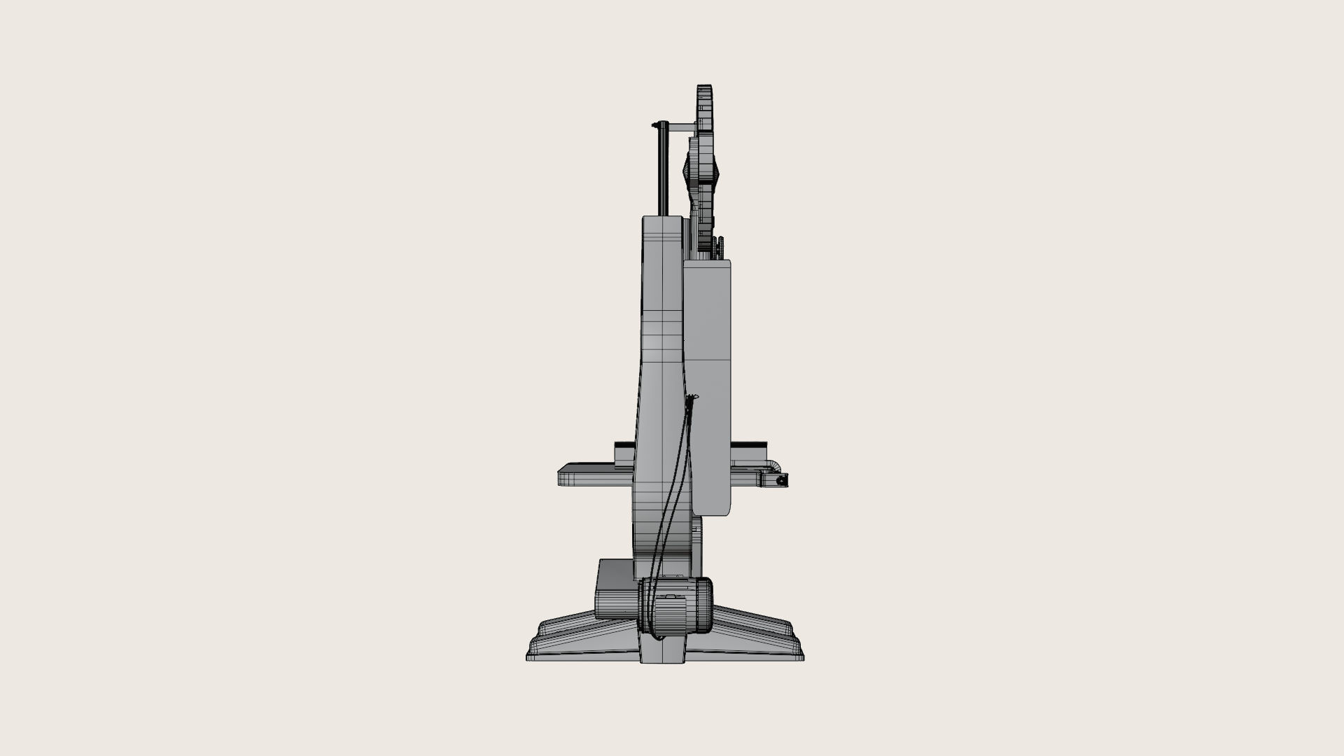 Bandsaw Low-poly 3D model_5