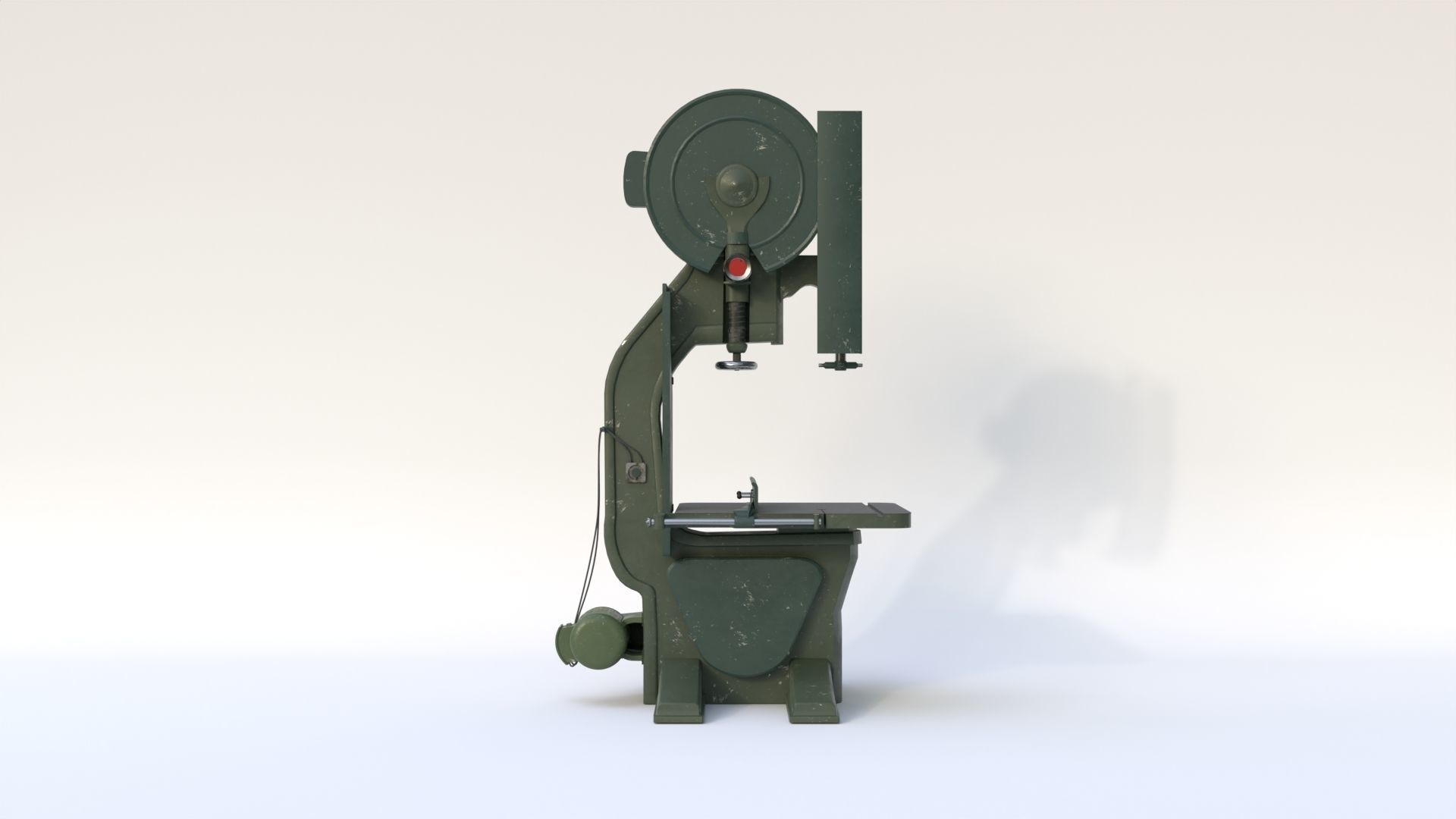 Bandsaw Low-poly 3D model_2