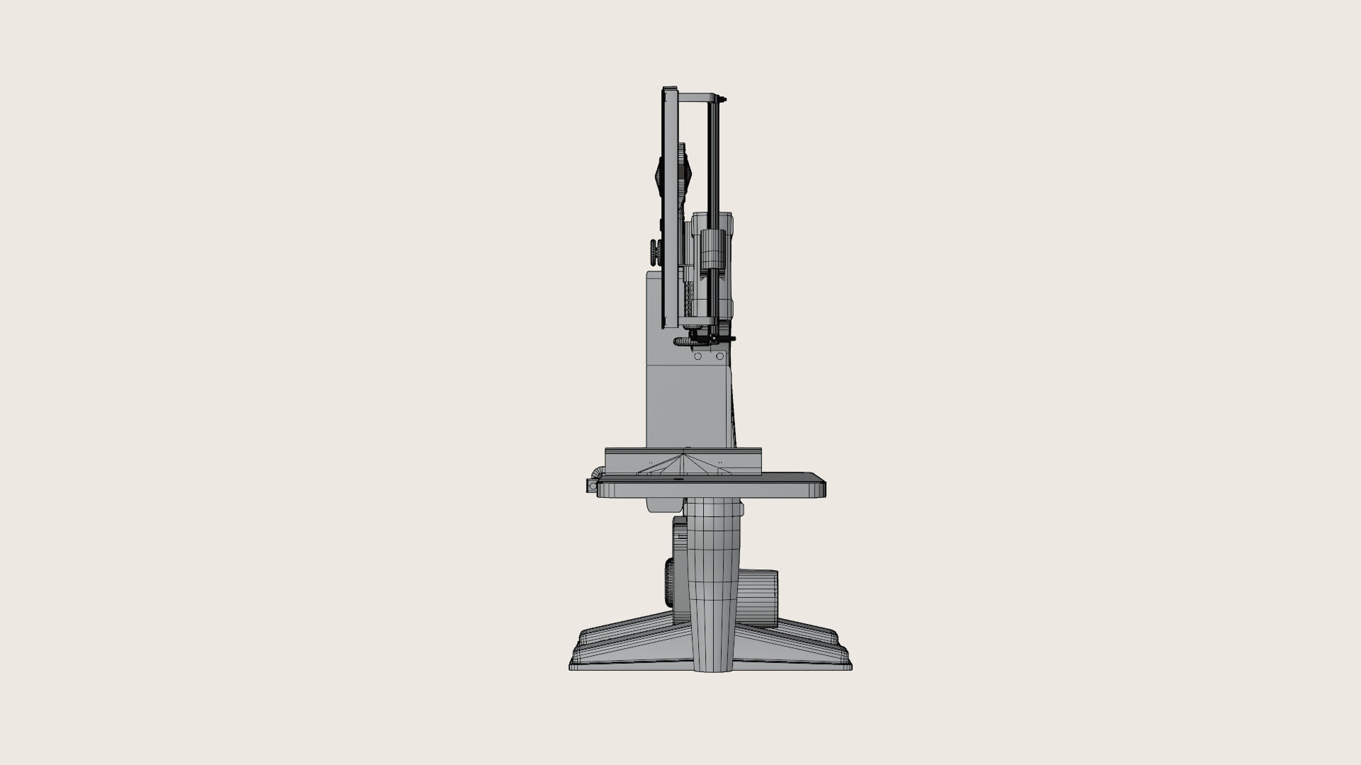 Bandsaw Low-poly 3D model_9