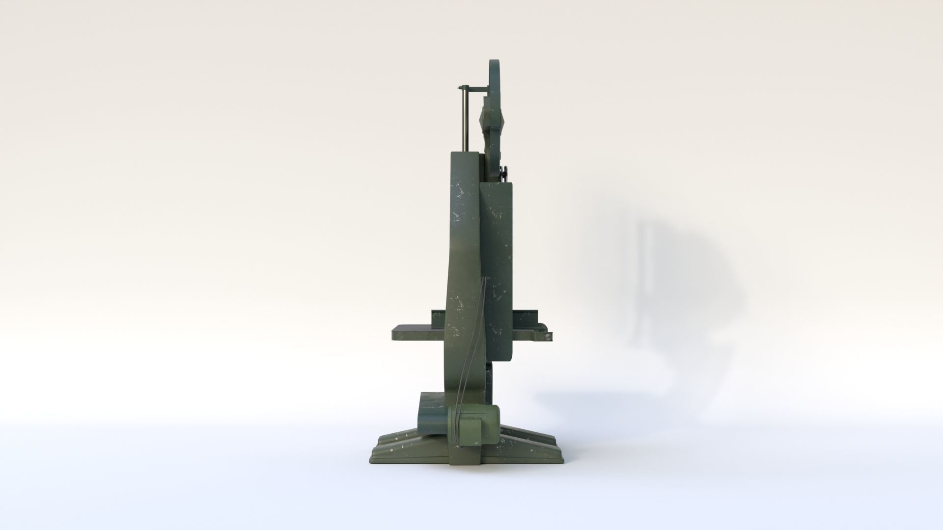 Bandsaw Low-poly 3D model_4