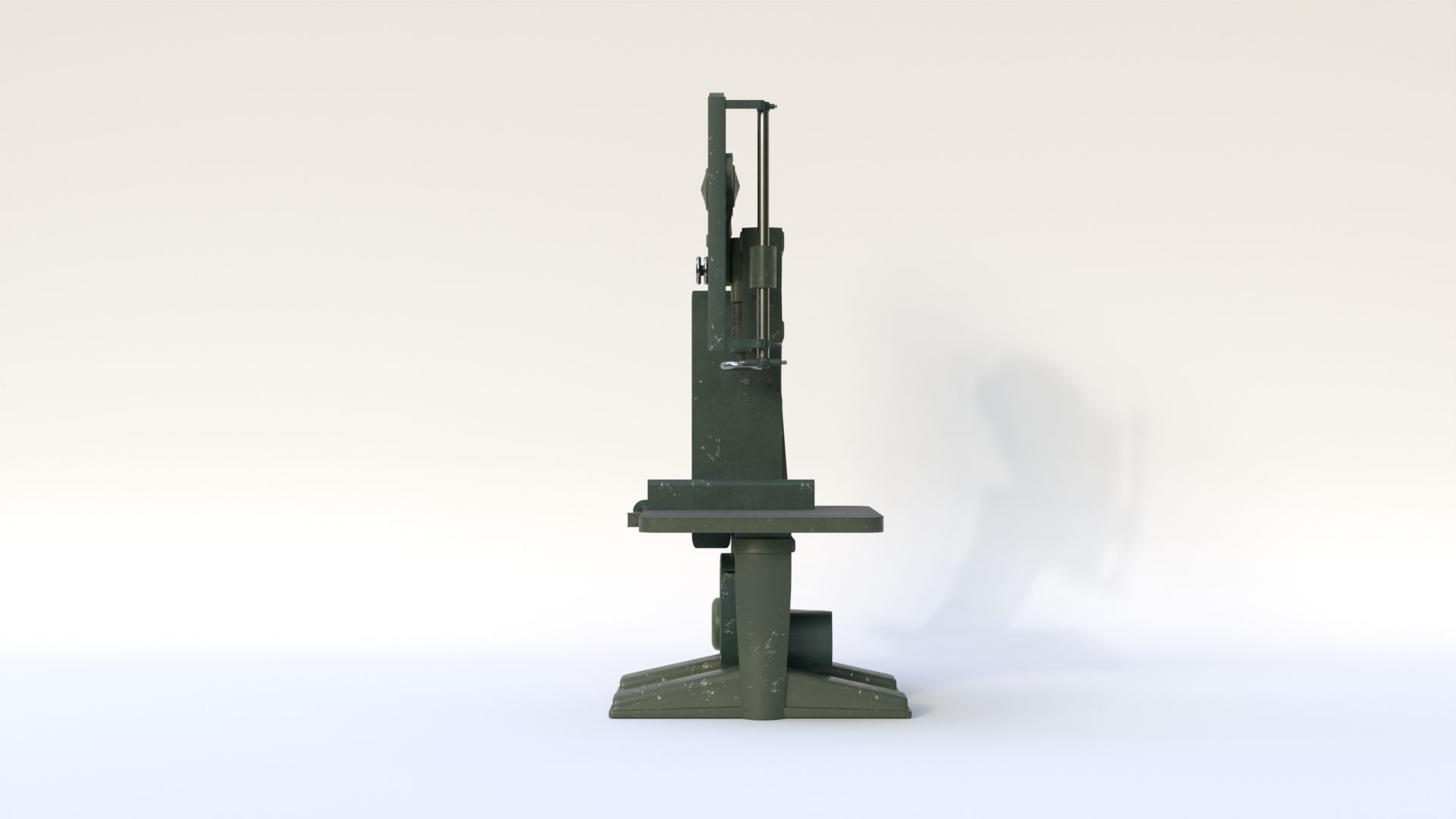 Bandsaw Low-poly 3D model_8