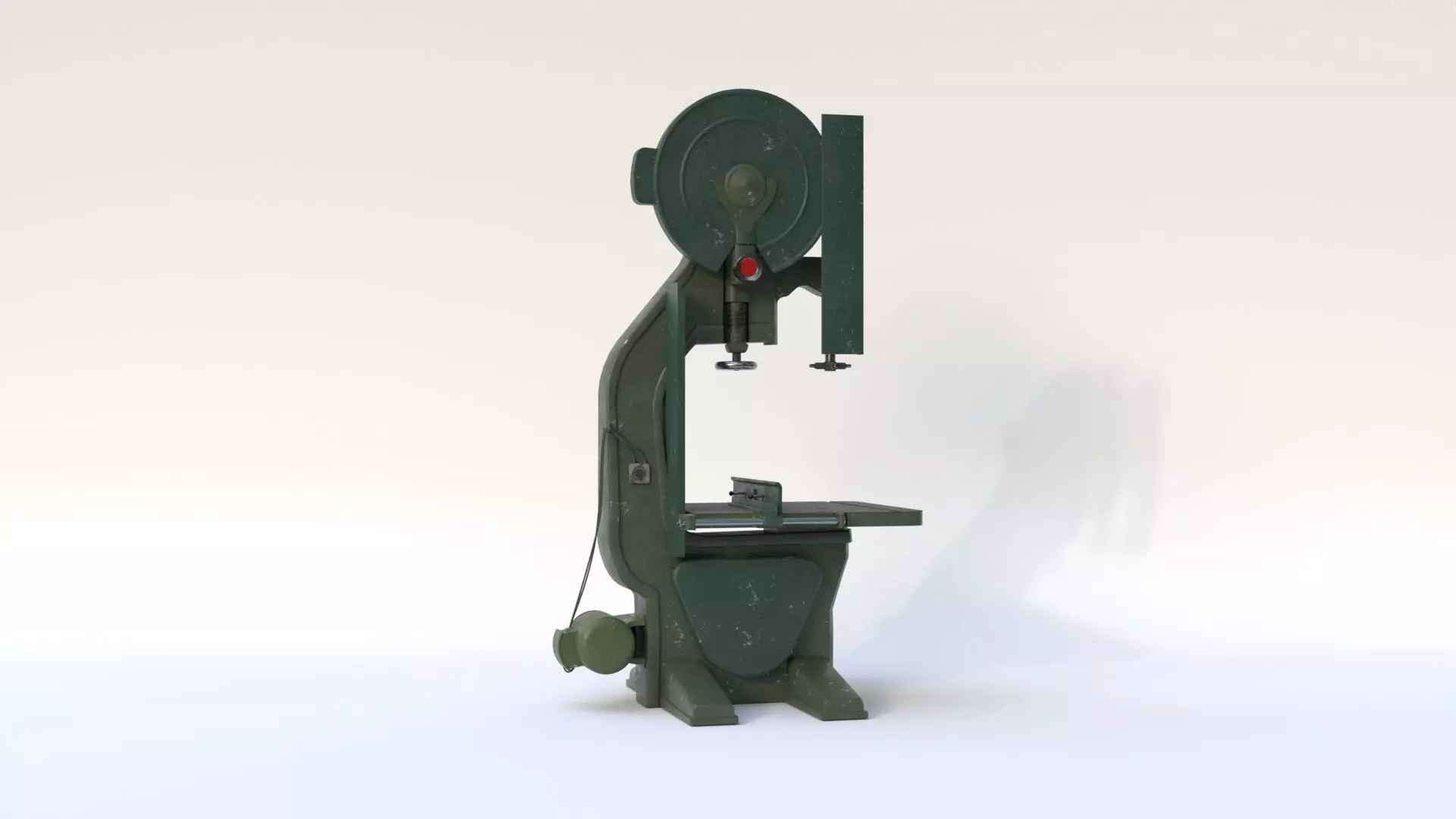 Bandsaw Low-poly 3D model_0