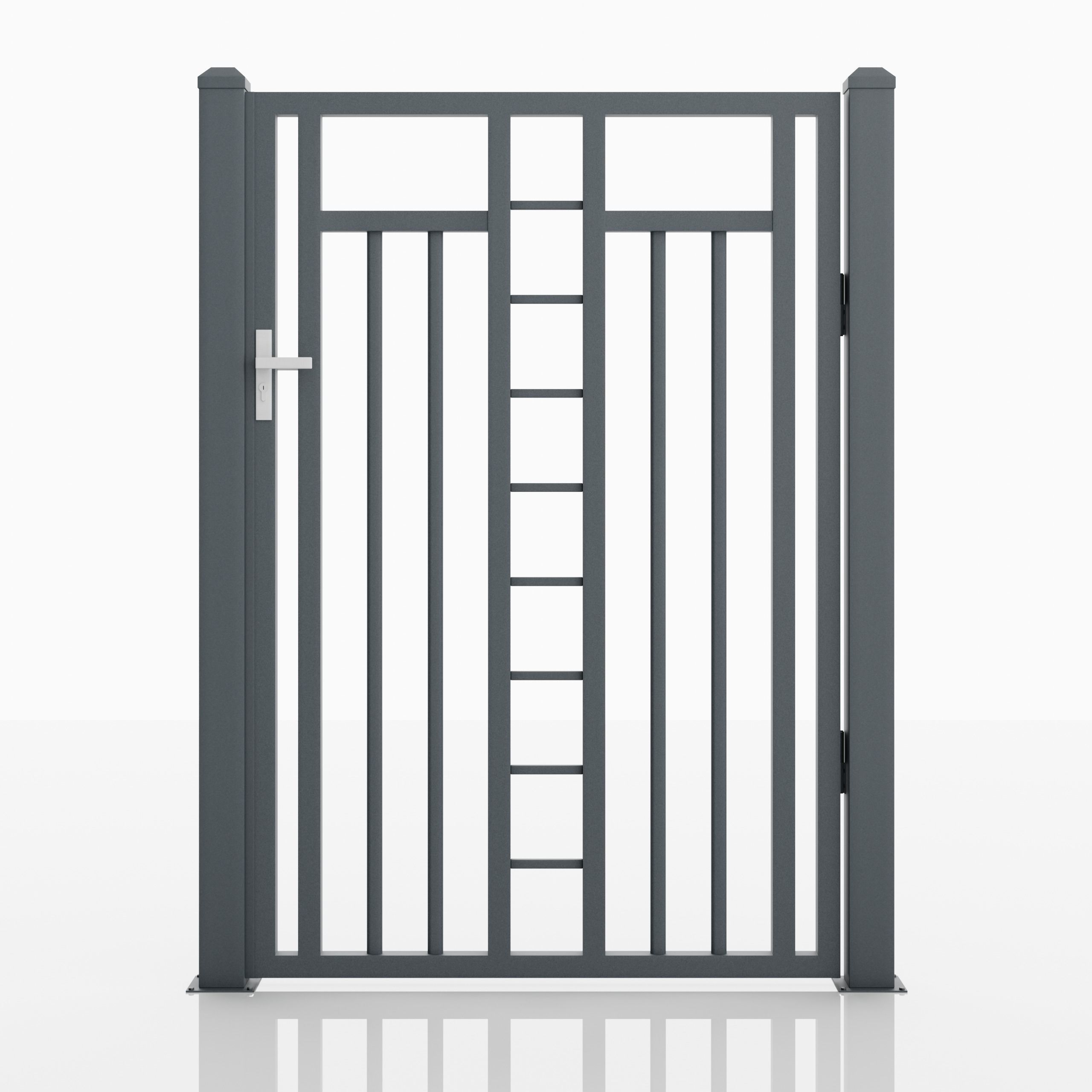 Aluminum Walkway Gate - Model 6 - 3D model_2