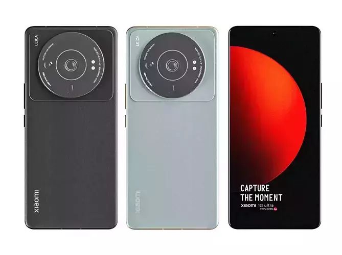 Xiaomi 12S Ultra cell phone 3D model