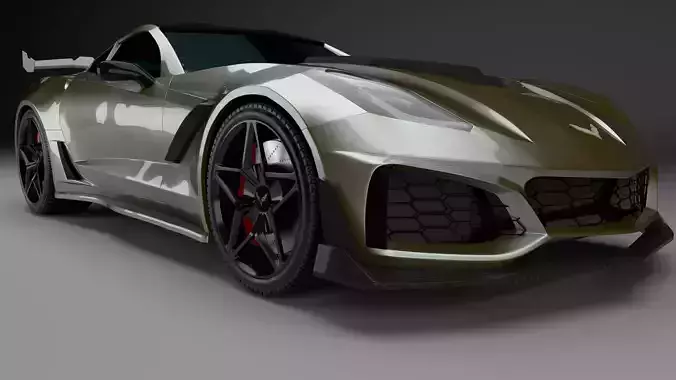 Corvette C7 ZR1 3D Model