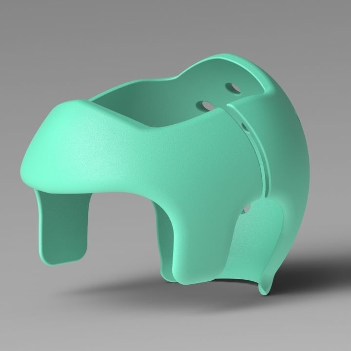 Baby Helmet 3D model_3