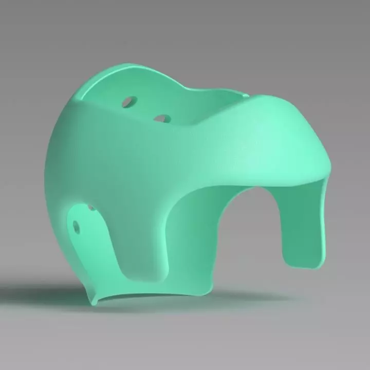 Baby Helmet 3D model_0