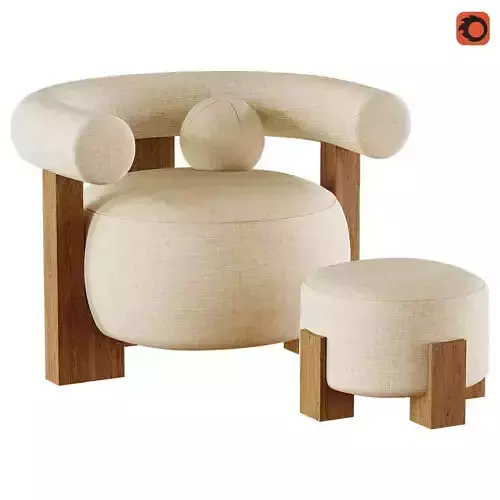 Cassete armchair fabric