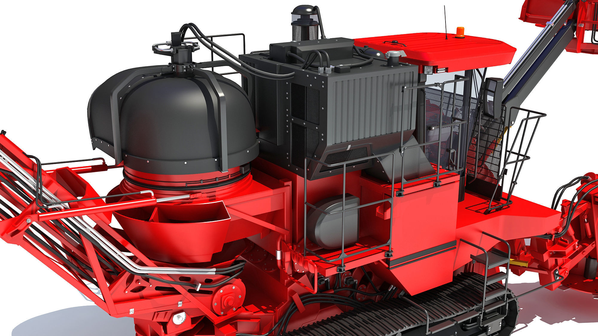 Sugar Cane Harvester 3D model_18