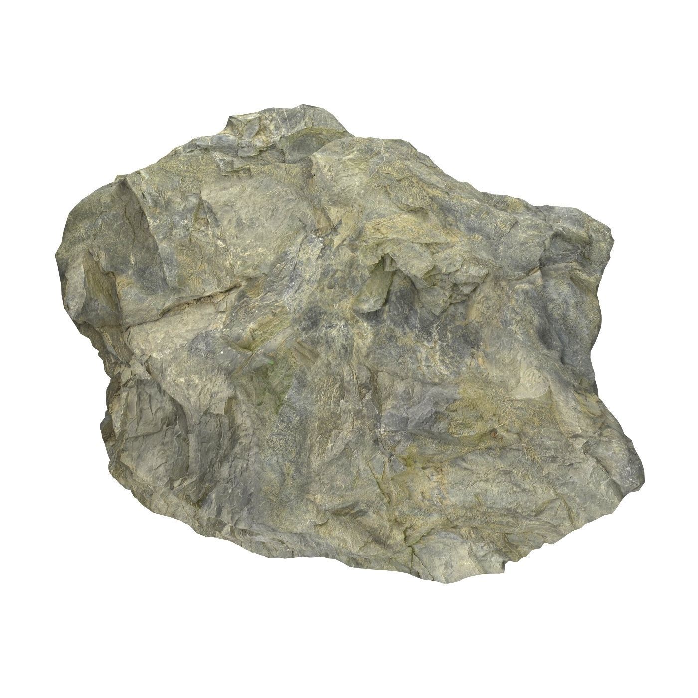 Natural Stone 04 Low-poly 3D model_3