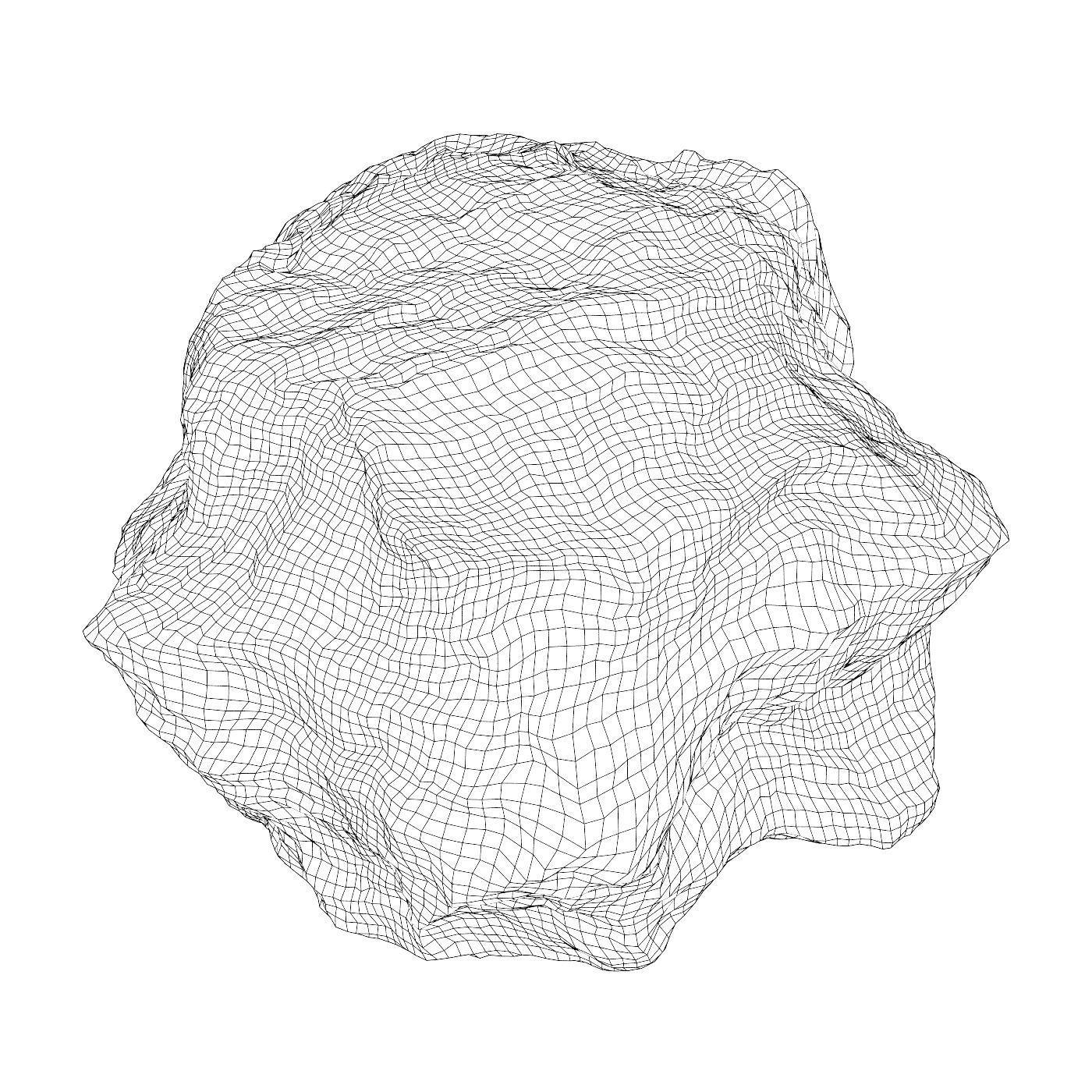 Natural Stone 04 Low-poly 3D model_4