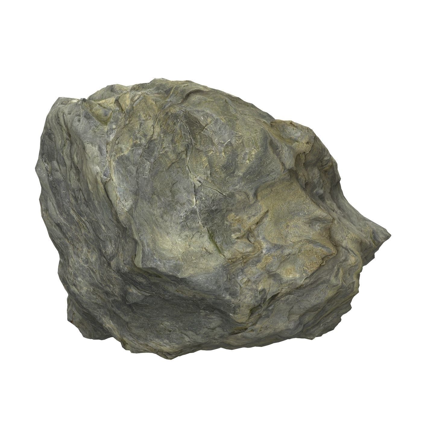 Natural Stone 04 Low-poly 3D model_1