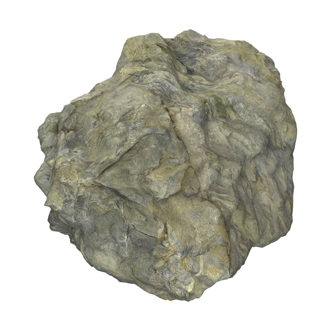 Natural Stone 06 Low-poly 3D model_2