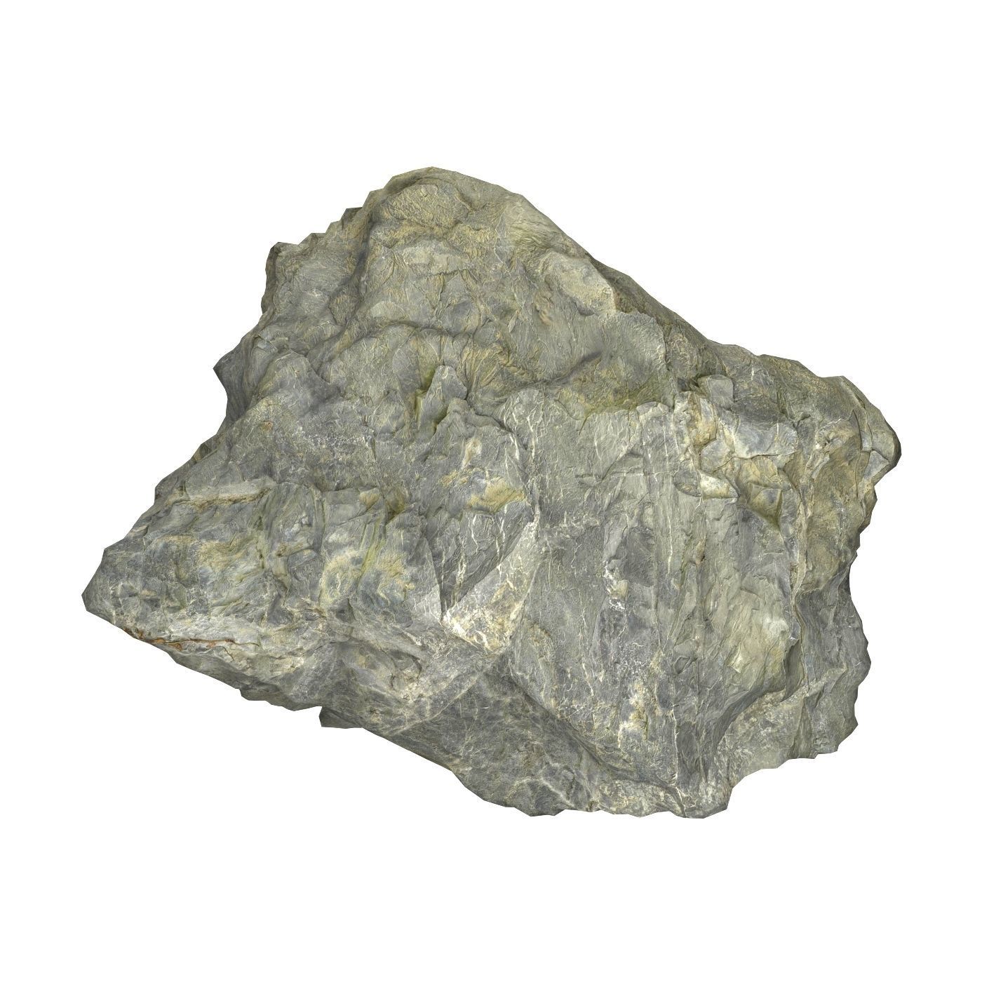 Natural Stone 07 Low-poly 3D model_1
