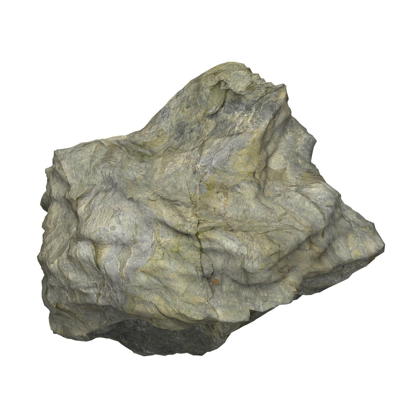Natural Stone 07 Low-poly 3D model_2