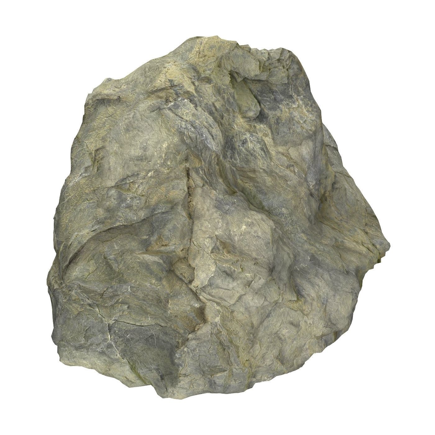 Natural Stone 07 Low-poly 3D model_3