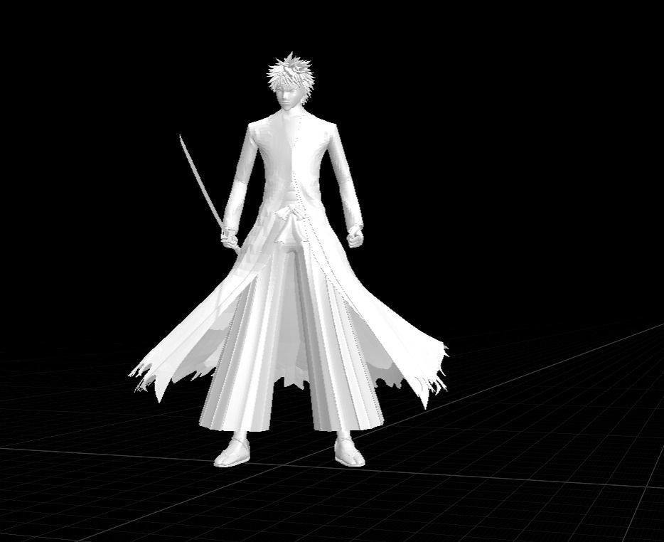 Ichigo Kurosaki Bankai - Bleach 3D model_14