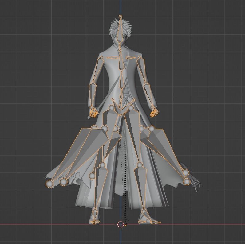 Ichigo Kurosaki Bankai - Bleach 3D model_11
