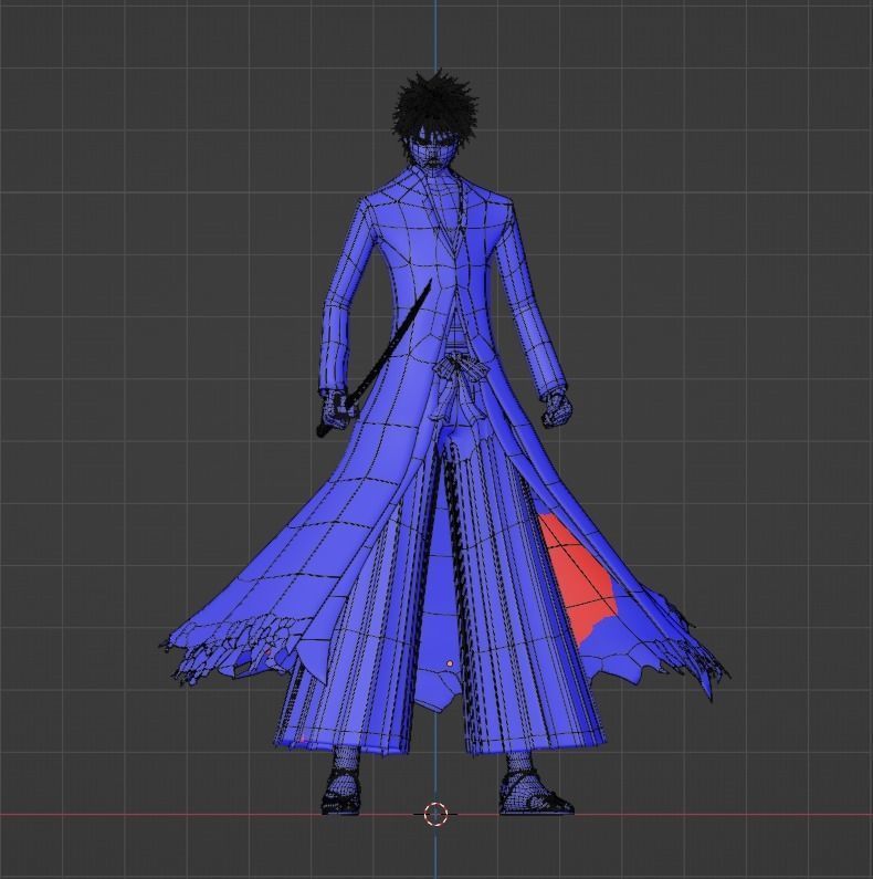 Ichigo Kurosaki Bankai - Bleach 3D model_12