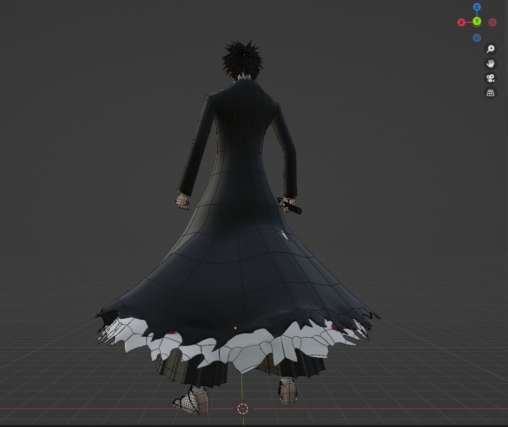 Ichigo Kurosaki Bankai - Bleach 3D model_5