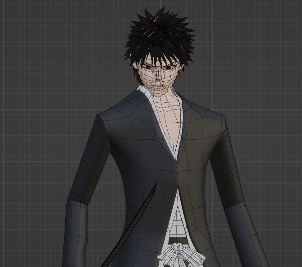 Ichigo Kurosaki Bankai - Bleach 3D model_6