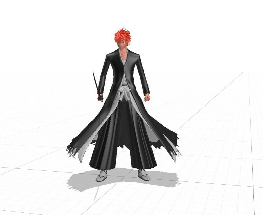 Ichigo Kurosaki Bankai - Bleach 3D model_13