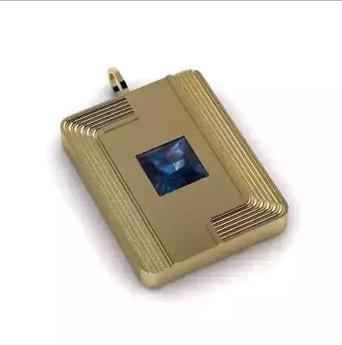 Pendant with one stone Model 3081