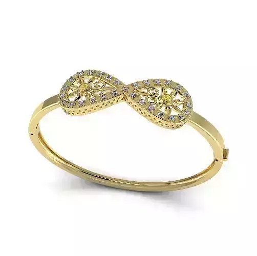 Bracelet with the sign of infinity Model 3080