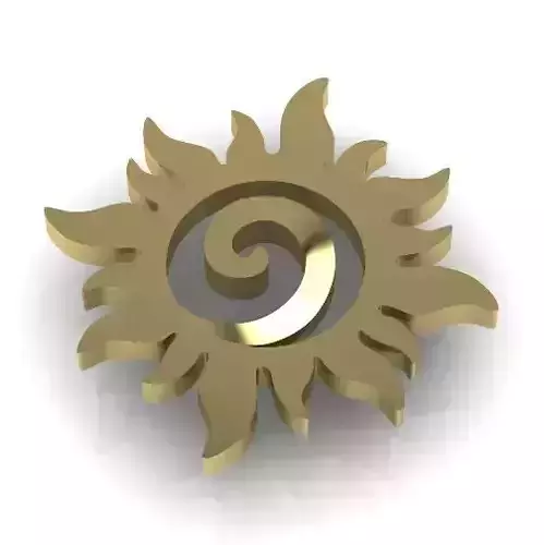 Sun pendant Model 3074