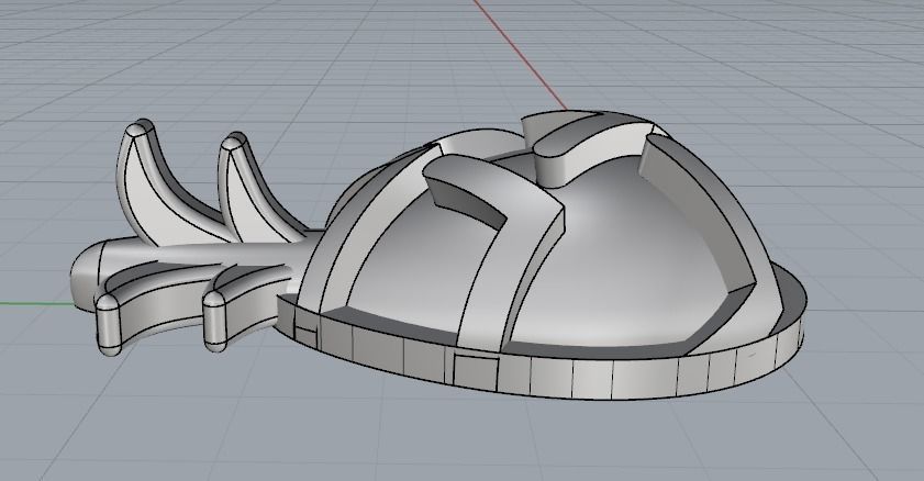 Pineapple Model 3072 3D print model_3