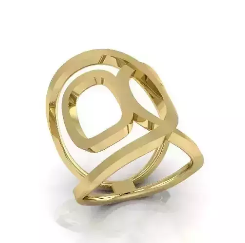 Wide womens ring Model 3070