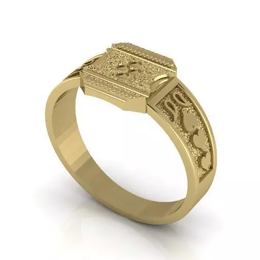 Men Ring nugget Model 3066 3D print model