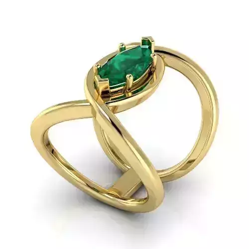 Marquise Halo ring Model 3056